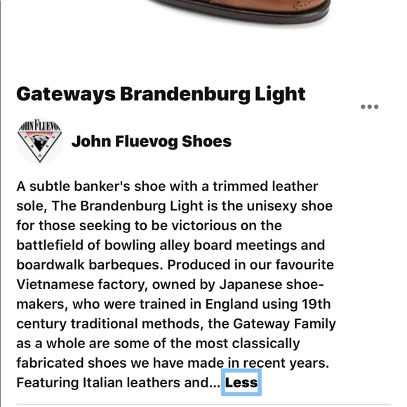 John Fluevog TheGatewqy size W8 Brandenburg Light - Picture 14 of 14